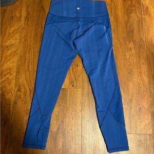 Lululemon Blue High-Rise Leggings
